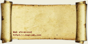 Jana Blagojević vizit kartica